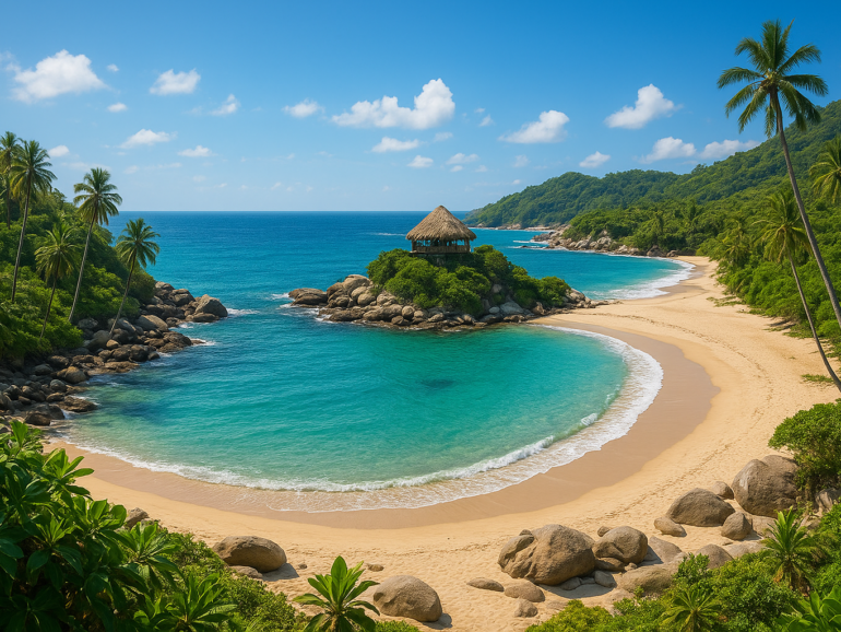 Parque Tayrona 🇨🇴 — Selva, playas y energía ancestral 🌿🌊☀️